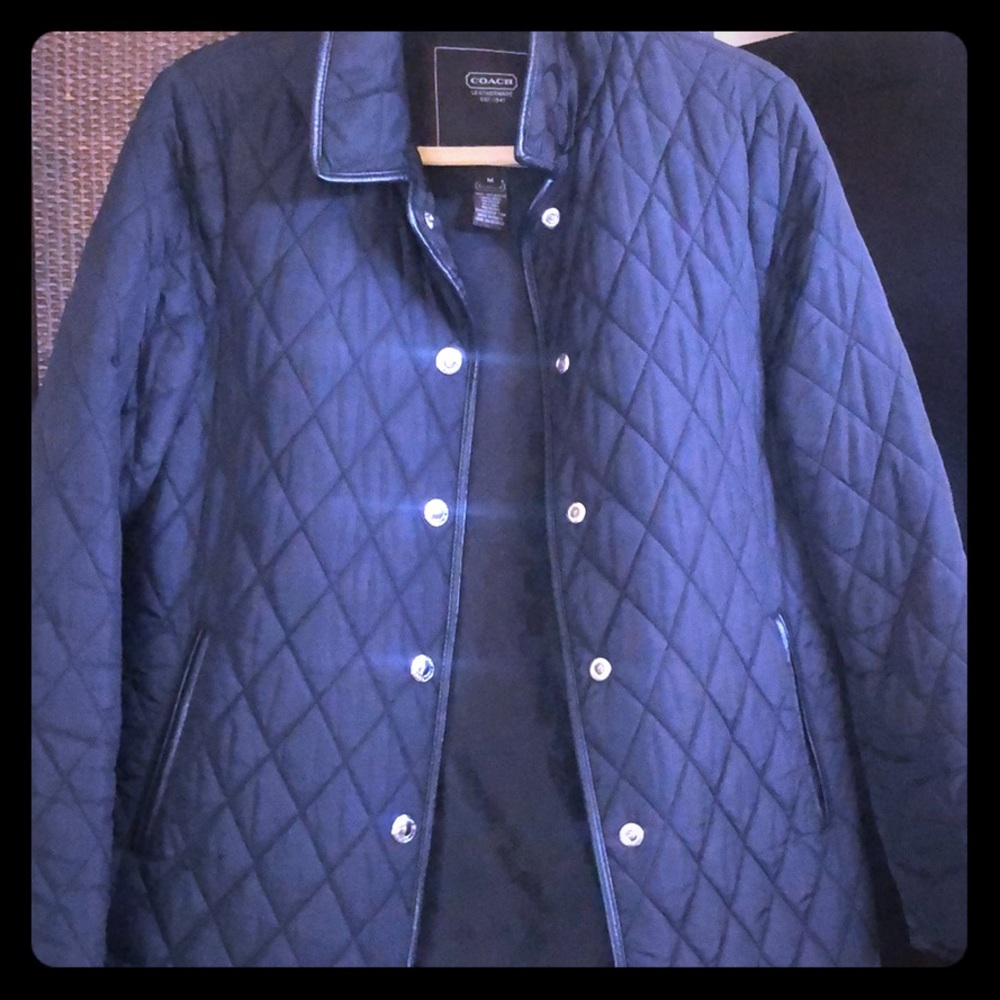 Coach black jacket size M